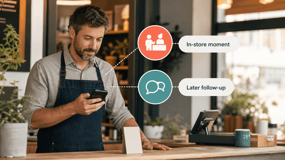 SMS Review Requests vs In-Store QR Review Workflows: Which Should a Local Business Use?