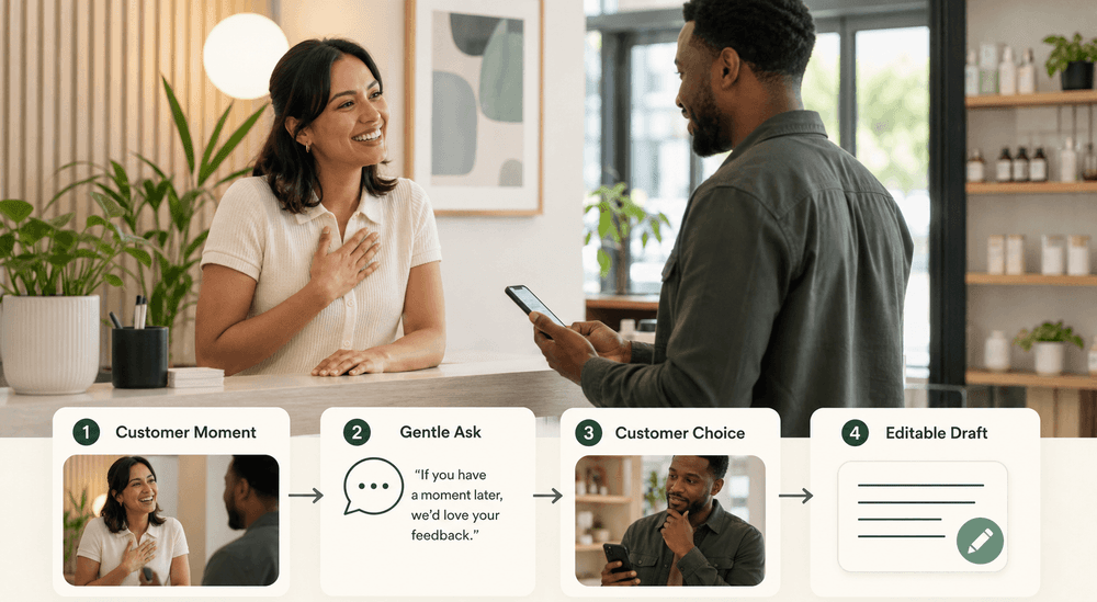 How Front Desk Teams Can Ask for Reviews Without Awkward Scripts