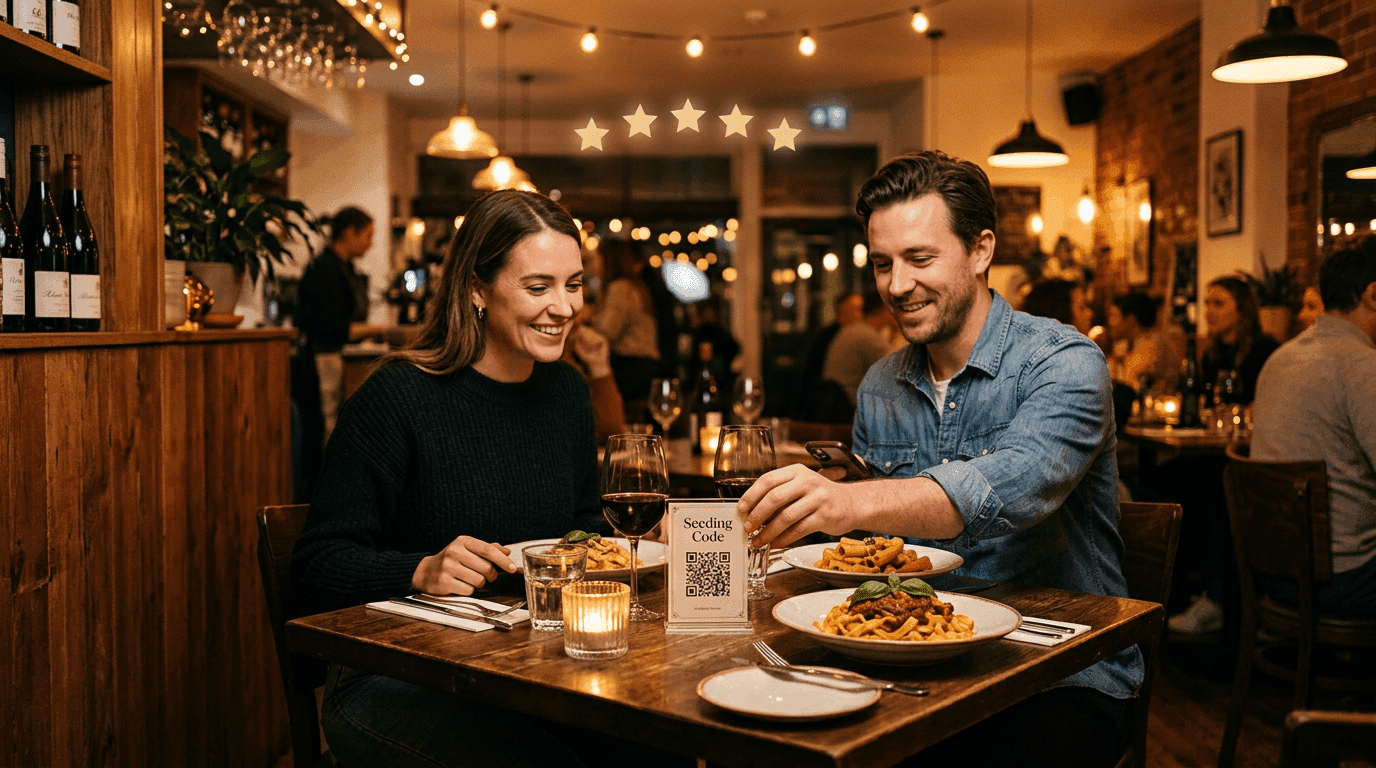 Instant Google Reviews at the Table
